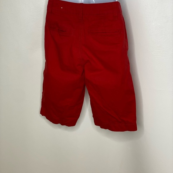 Tucker & Tate boys Red flat front chino shorts with adjustable waist Sz 12 - Picture 2 of 3